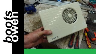 What's inside? Manrose CF200T extractor fan: cleaning and testing