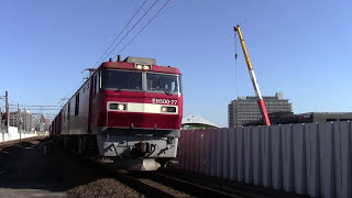 EH500 金太郎貨物列車　長町駅通過