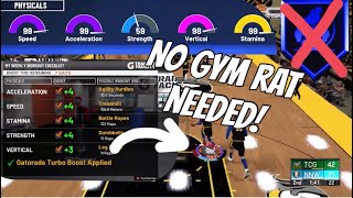 HOW TO GET UNLIMITED STAMINA GATORADE TURBO BOOST! NBA 2K21 Best Easy Workouts 99 No Gym Rat Needed