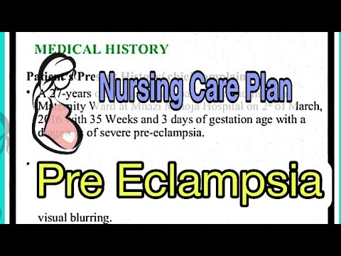 Nursing Care Plan Kese Bnaye || NCP On Pre Eclampsia. - YouTube