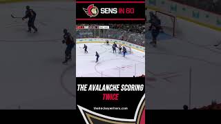 Sens In 60 for Game 8: Senators Collapse Vs. Avalanche \u0026 Start Getting Frustrated