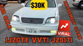 1JZGTE GS300 MAKES TURBO NOISES, EXTREMELY CLEAN 1JZGTE VVTI JZS171 CROWN FOR SALE