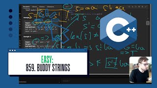 Master C++: Decoding the 'Buddy Strings' Problem | Crucial for Coding Interviews | 859 LeetCode