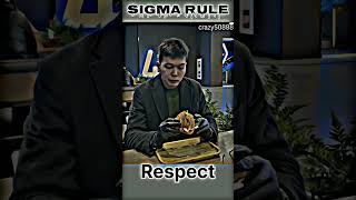 Sigma rule🗿~ RESPECT ~ #motivation​ #inspiration​ #shorts​