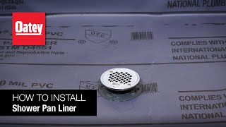 How to Install a Shower Pan Liner
