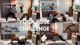 FUNNY YOGA POSE CHALLENGE | FAILED❌SUCCES✅| Fun Challenge Yoga for Couples \u0026 Friends| Comedy