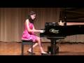 Leila (Age 13) Nightingale by Franz Liszt Rossignol, Colburn School  Los Angeles, California, Piano