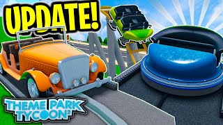 Theme Park Tycoon 2 SUMMER Update! 🏖️ DARK RIDE, Coasters and MUCH More!