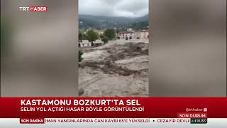 Kastamonu Bozkurt'ta Sel 11.08.2021 TURKEY