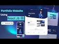 How To Make A Portfolio Website Using React JS , Vite , Tailwind CSS
