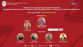 [LIVE] Webinar Kementerian PANRB Mendengar