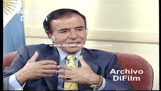 Entrevista a Carlos Menem - Parte 1 de 4 (1994) DiFilm