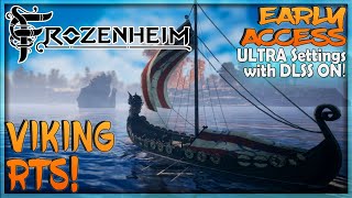 FROZENHEIM Gameplay - Ultra settings with Nvidia DLSS - Early Access Viking RTS Game Steam | ENG HD