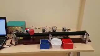 Object Sorting System based on colour using Python