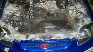 Yonaka Motor Mounts H22A EK 96-00 Honda Civic Hatch Install