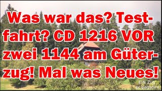 Immer kurioser! Eine CD- Railjet 1216 VOR zwei 1144 am Güterzug! Merkwürdiger Vorspann...