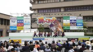 加古川 踊っこっまつり2017 クラーク高校　「百花繚乱」本部会場 3日 4k