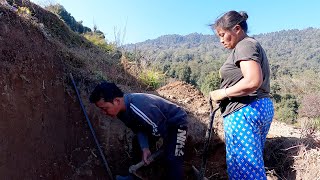 bhumi \u0026 sarmila working in the village || day works || Bhumi village vlogs || Rural Nepal