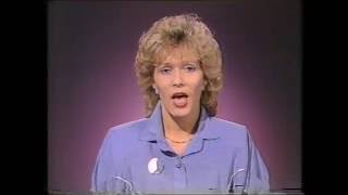 Kveld på NRK (1988): Dagsrevyen, sport, været, m.m.