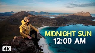 24 HOURS of SUN - Lofoten Norway (4K)