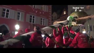 Narrenbaumstellen in Lindau(B) am 22. 1. 2016