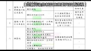 砂石業逸散源防制技術 04空氣污染防制設施規劃與設置