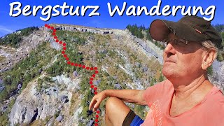 Hiking up the Goldau landslide to the Wildspitz