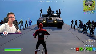 Spider Man meets all his enemies at once in Fortnite…(V2)
