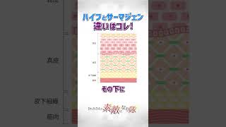 ハイフ（HIFU）とサーマジェンの違いはコレ！#ハイフ #サーマジェン #たるみ