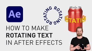 How to make rotating text in After Effects