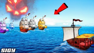 Fighting a SERVER ALLIANCE at a Fort of Fortune in Sea of Thieves