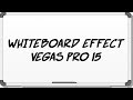 Vegas Pro 15: How To Make A Whiteboard Effect - Tutorial #313