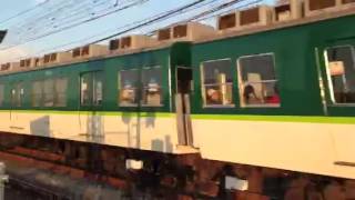 樟葉から牧野区間 京阪電車