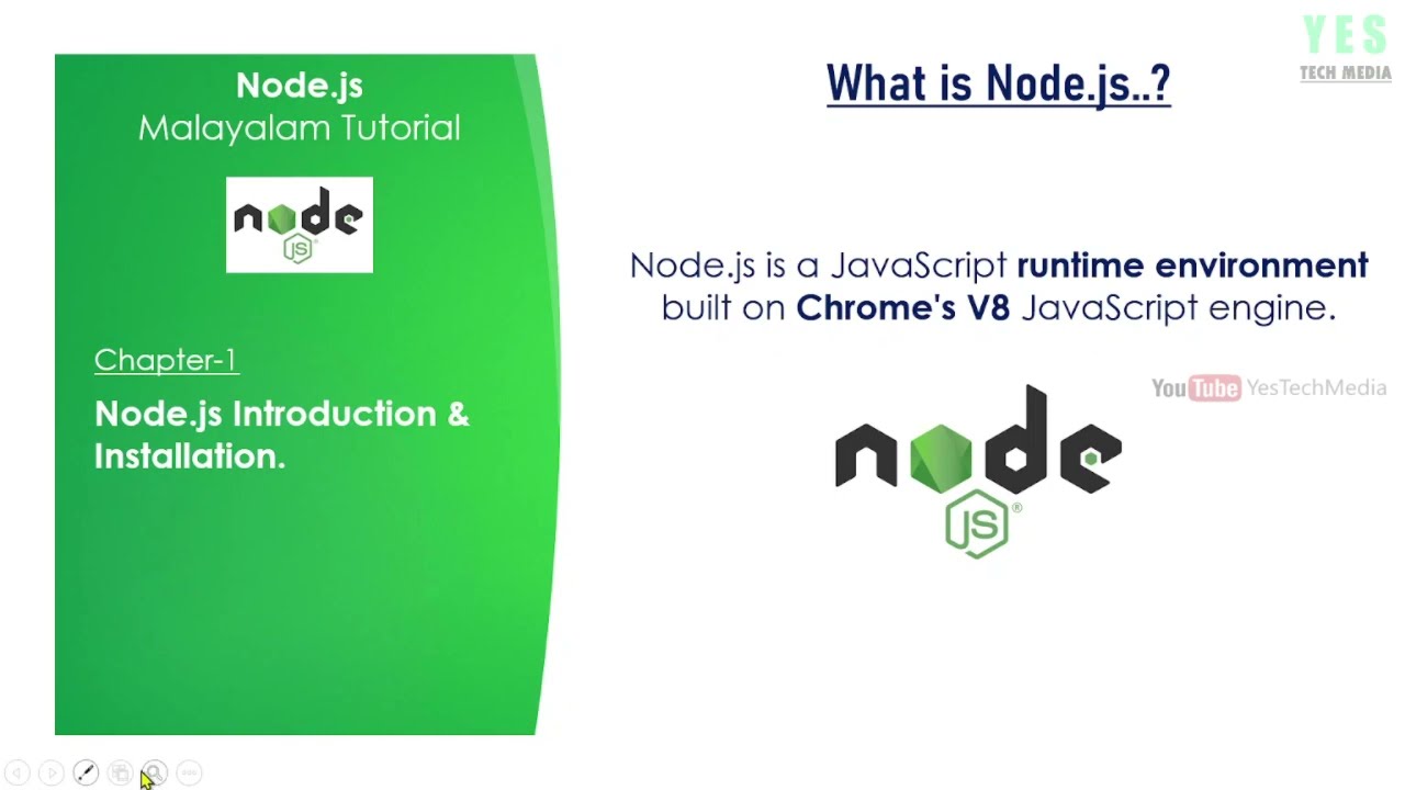 Introduction Installation Node Js Malayalam Tutorial Part 01