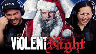 VIOLENT NIGHT MOVIE REACTION! First Time Watching | David Harbour | John Leguizamo | Christmas Movie