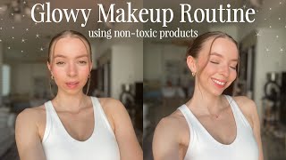 My everyday makeup routine using non-toxic products ♡ clean makeup