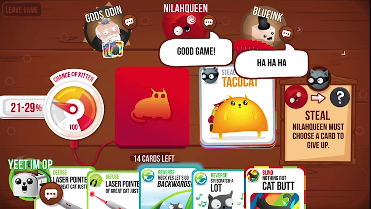 Exploding Kittens Gameplay Youtube
