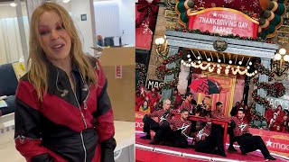 Kylie Minogue On Singing Live During Rainy Thanksgiving Parade