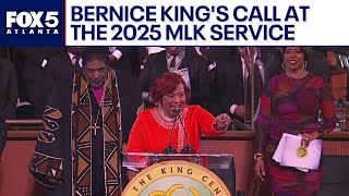 Bernice King's call at the 2025 MLK Service