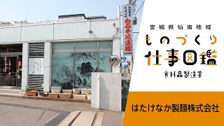 【宮城県仙南地域ものづくり仕事図鑑】はたけなか製麺株式会社