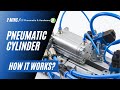 Pneumatic Cylinder - How it works? All explained in this 2 mins video | EC Pneumatic & Hardware