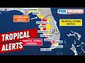 Hurricane Watch Issued In Florida As Tropical Depression 4 Expected To Strengthen Into Debby