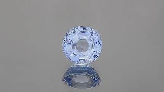 11.57-Carat Sparkling Soft Blue Sapphire from Ceylon (Unheated)