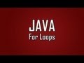 Learn Java - #24 - For Loops