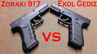 Zoraki 917 VS Ekol Gediz (Glock replicas)