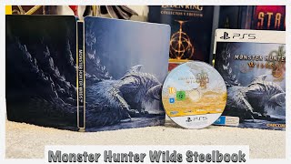 Monster Hunter Wilds SteelBook Edition Unboxing PS5