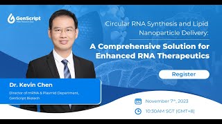 GenScript Webinar -  Circular RNA Synthesis and Lipid Nanoparticle Delivery For RNA Therapeutics