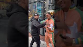 TI TRIES TO PUNCH QUEENZFLIP AFTER FLIP TRIED TO HUG HIM & GET ON HIS COMEDY TOUR