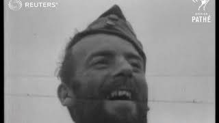 Bardia Capture: Dramatic film shows German general surrendering to British, and the brilli...(1942)