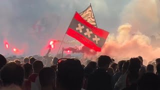 EUPHORIA AJAX FANS AT JOHAN CRUYFF ARENA | Europa League Ajax Amsterdam vs Panathinaikos \